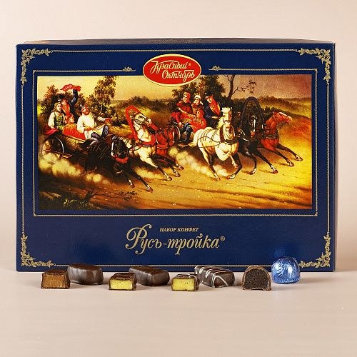 Русь-Тройка конфеты 350гр