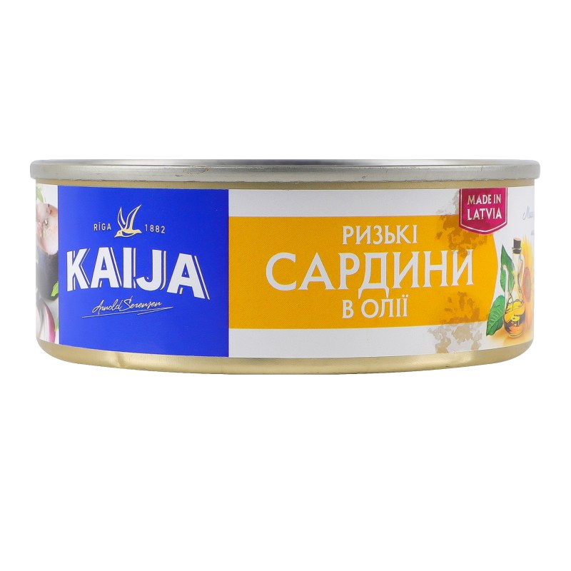 Kaija Сардины в масле Ключ 240гр