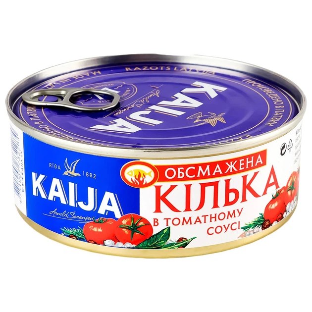 Kaija Сельдь в ассор. Ключ 240гр (масло и том соусе)