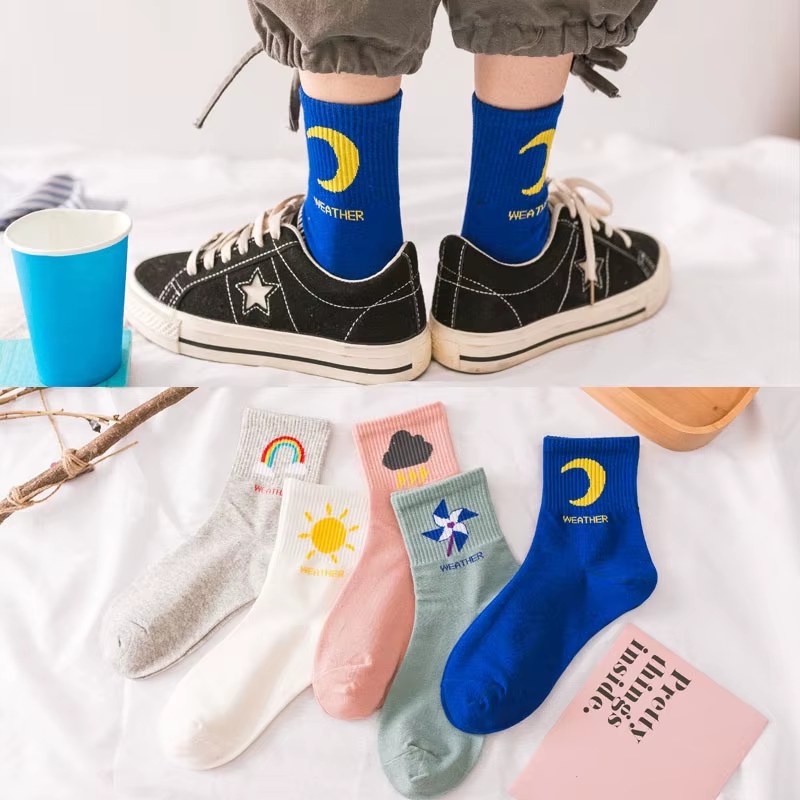 AirWalk и Rainbow Корейские детские Носки 1пара