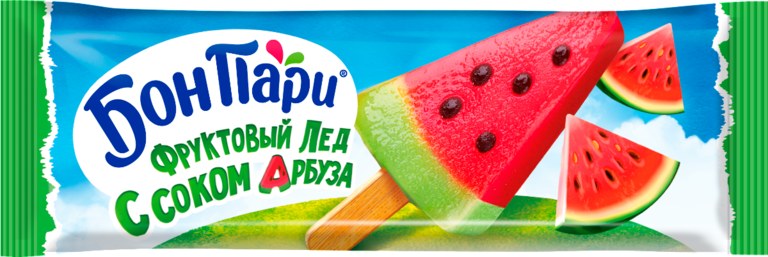 Bonpari БонПари Мороженное фруктовый лед арбуз 67гр n1138