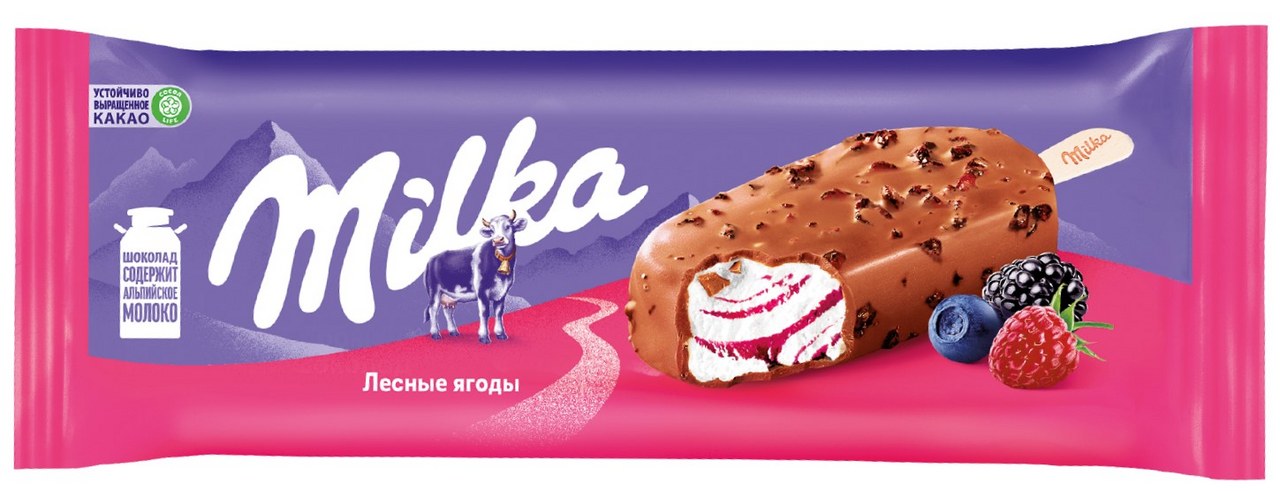 Milka Мороженное лесные ягоды 64гр n1826