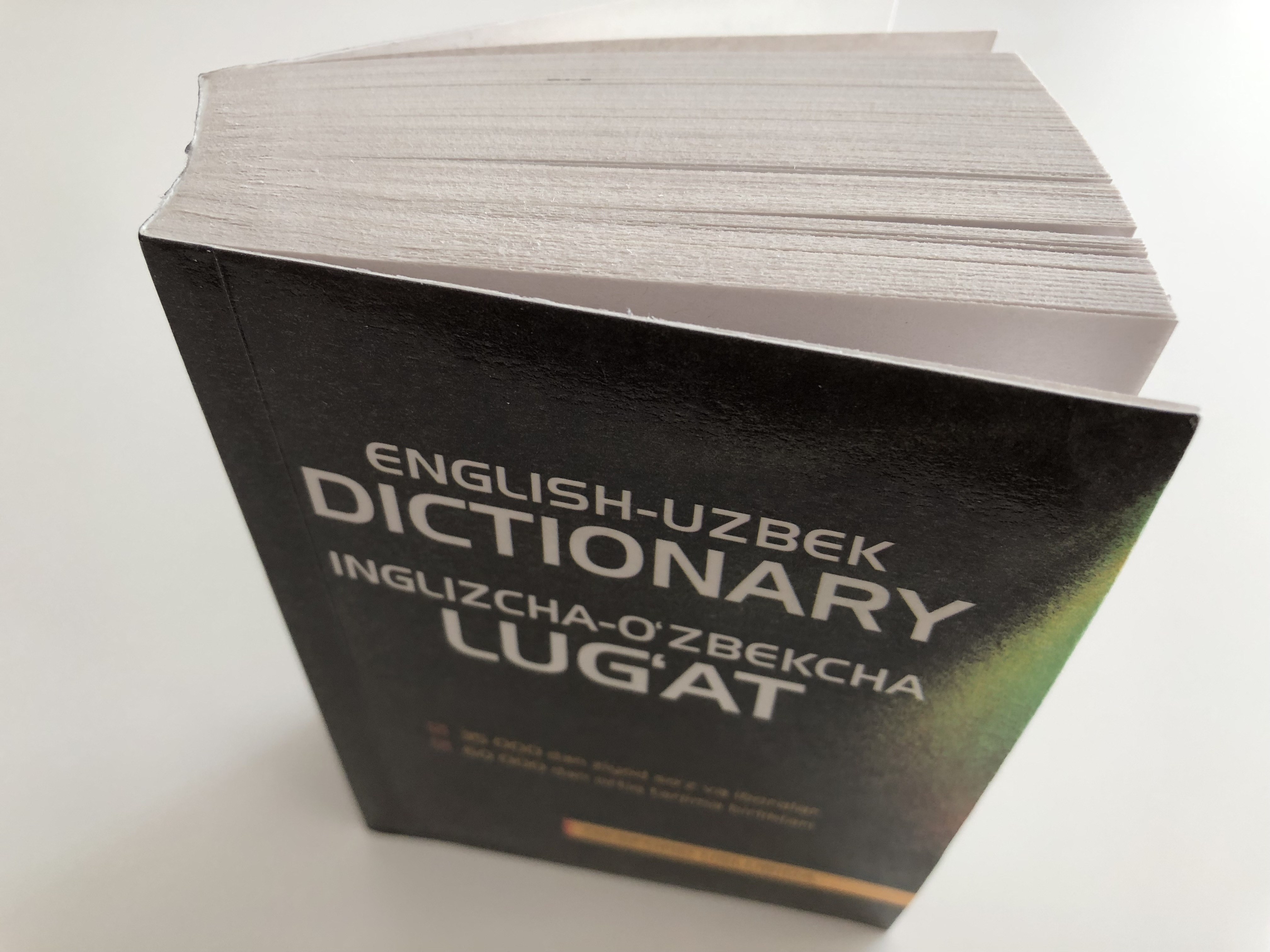 Yashil Lug'at English Uzbek DIctionary Yangi Asr Avlodi