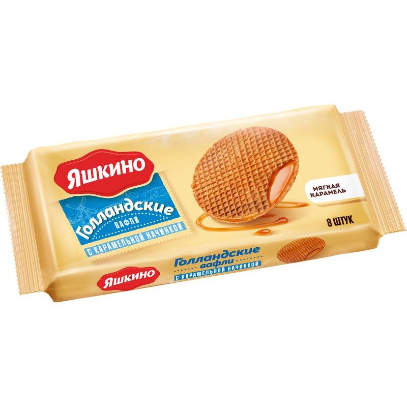 Яшкино Голландсие вафли сгущ. молоко 290 гр КВ119