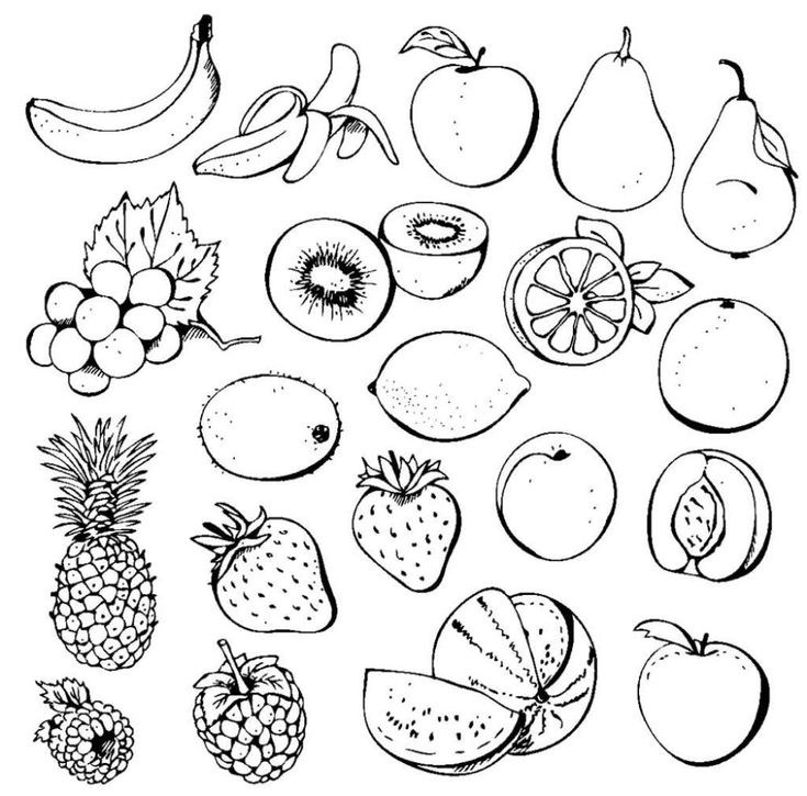 Fruits Раскраска 1шт BK36317