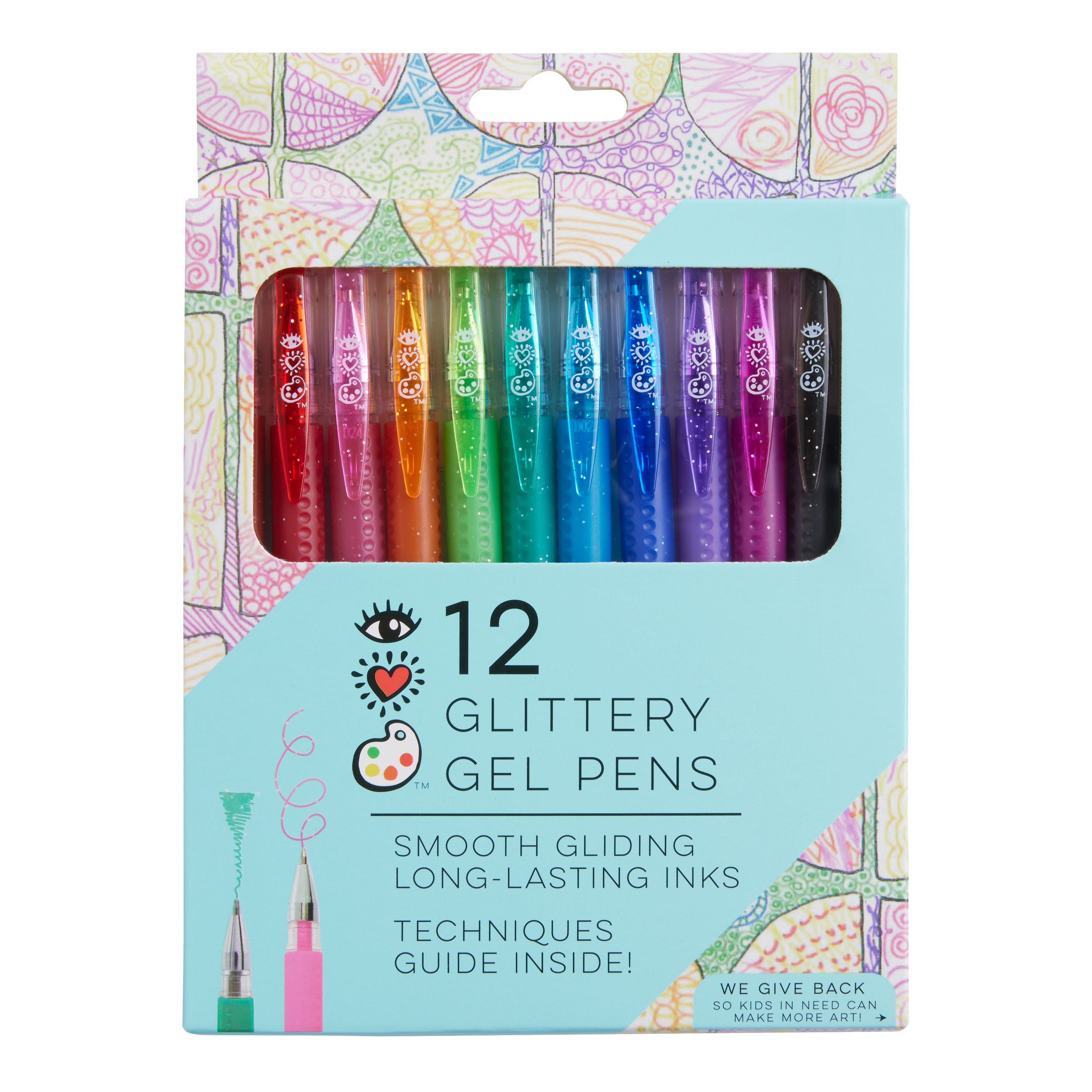 Glittery Pen BP-012 12шт