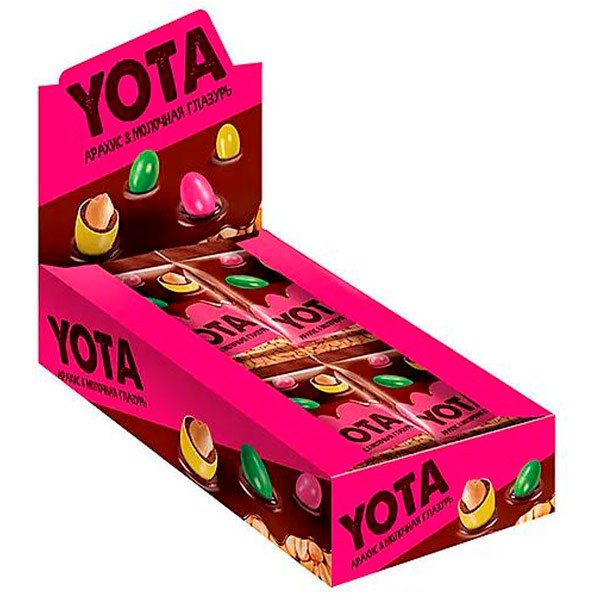 Яшкино Драже Yota арахис чвет глаз. 40 гр