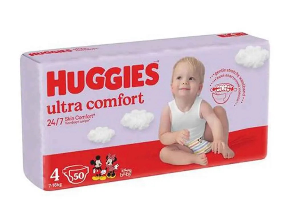 Huggies Ultra Comfort 4 Jumbo в ассор. 50шт