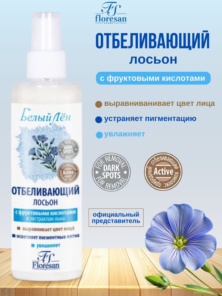 Floresan Белый Лён Лосьен 200мл