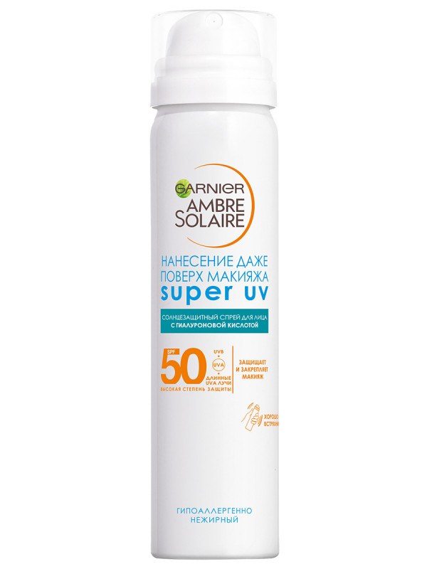 Garnier Ambre Solaire Spf50+ Спрей 75мл