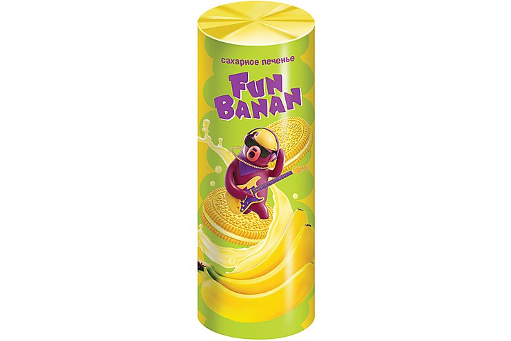 Яшкино Печенье Fun Banan 220 гр