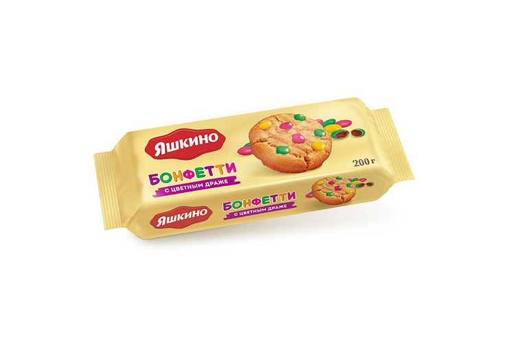 Яшкино Печенье Бонфетти 200 гр