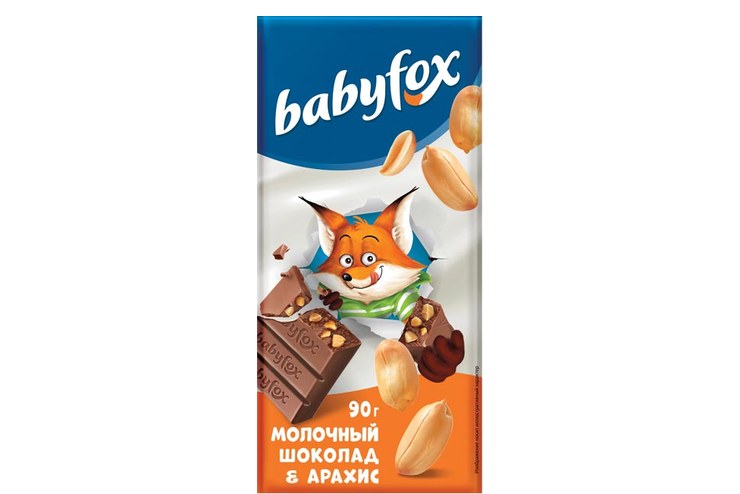 Яшкино Babyfox Шоколад 90гр РРВ001 РРВ002 РРВ008