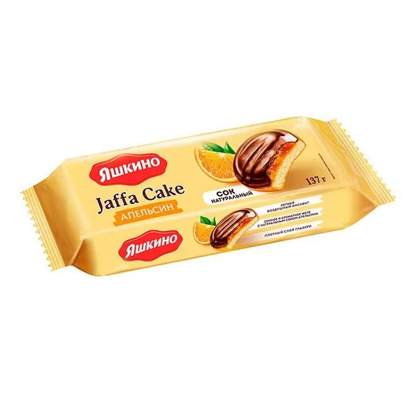 Яшкино Печенье Jaffa Cake в ассор. 137 гр ЯП206 207 208