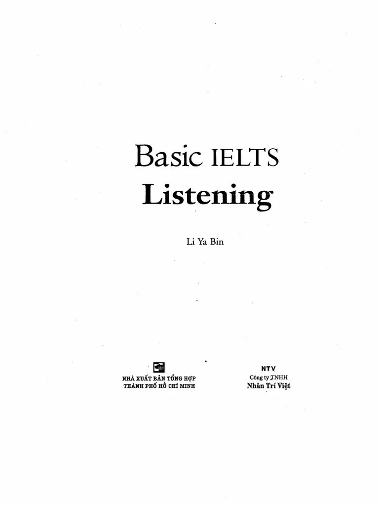 basic ielts listening zhang juan alisons wong