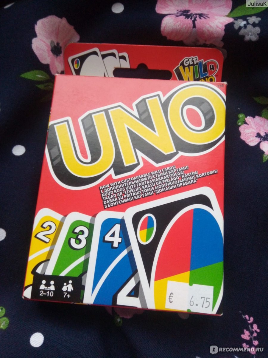 UNO Карта детские игры 035