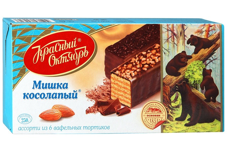 Мишка Косолапый ваф. торт 220гр 250гр