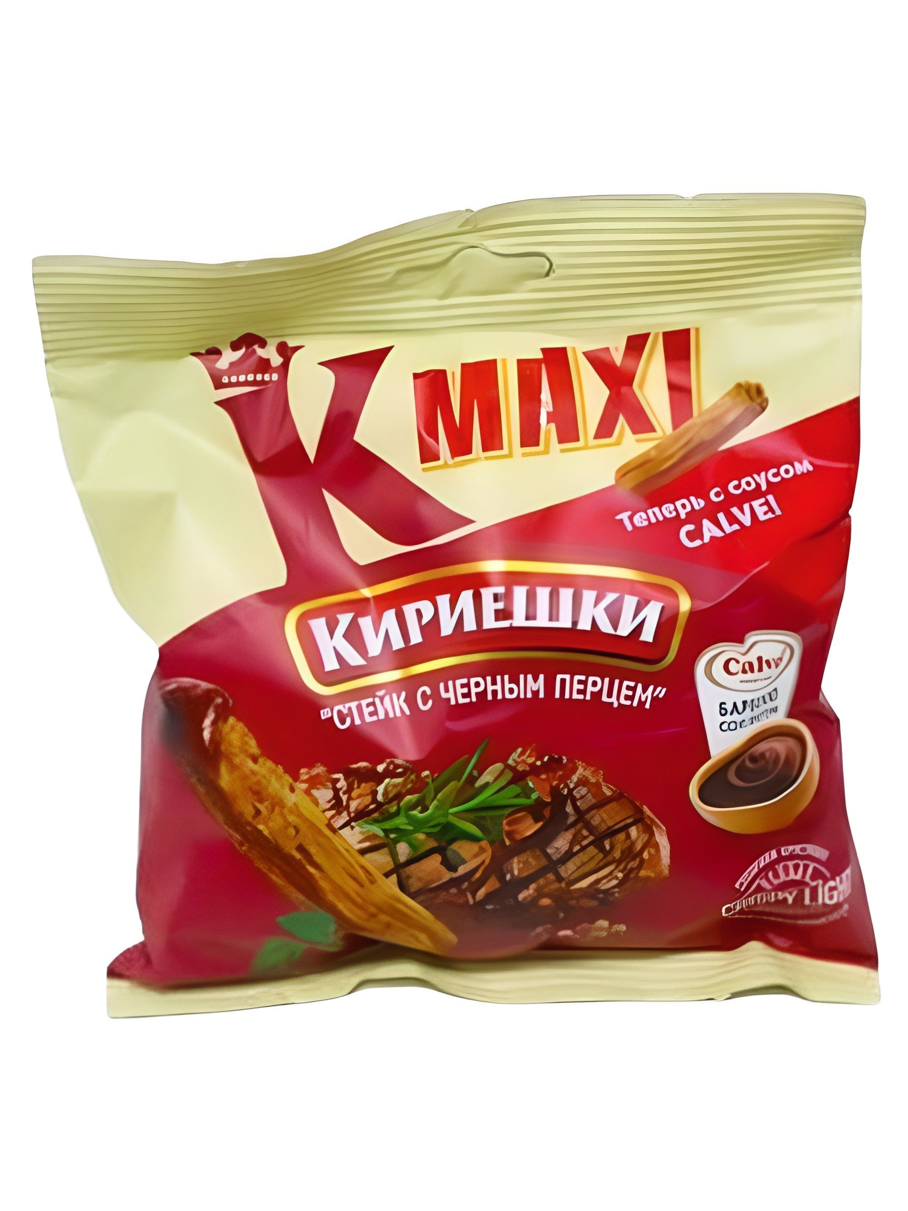 Яшкино Кириешки Maxi с соусом в ассор 50+25 гр