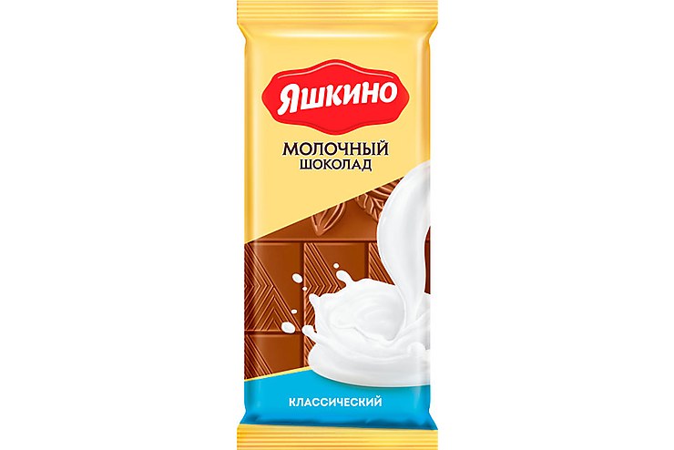 Яшкино Плит. Молочный Шоколад 90 гр