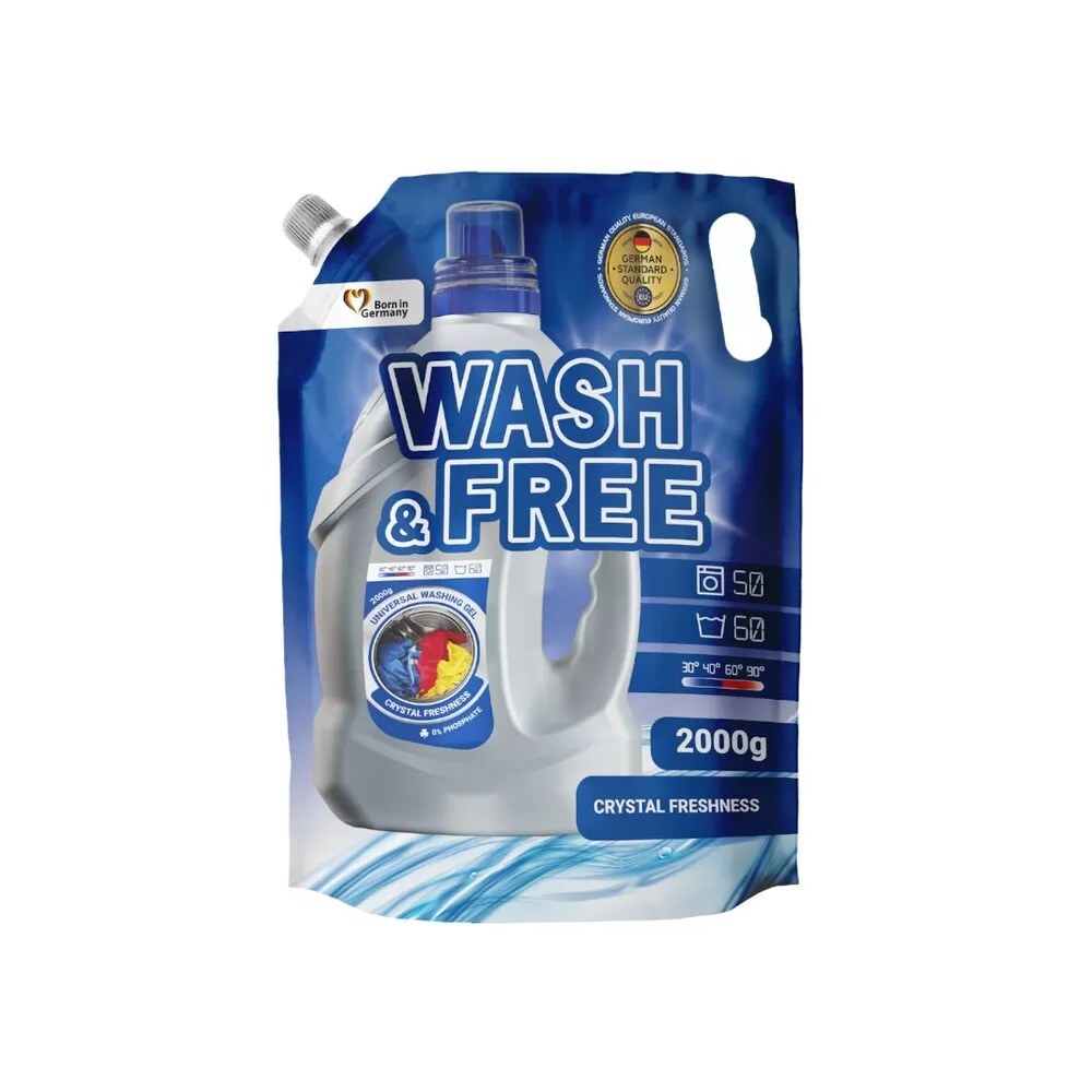 Wash & Free  гель для стирки 2,1л