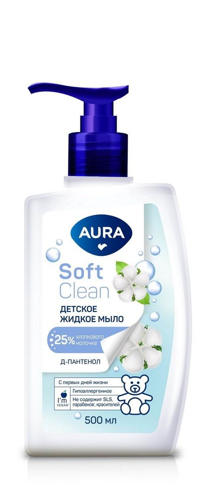 Aura Жит. мыло в ассор. 500мл