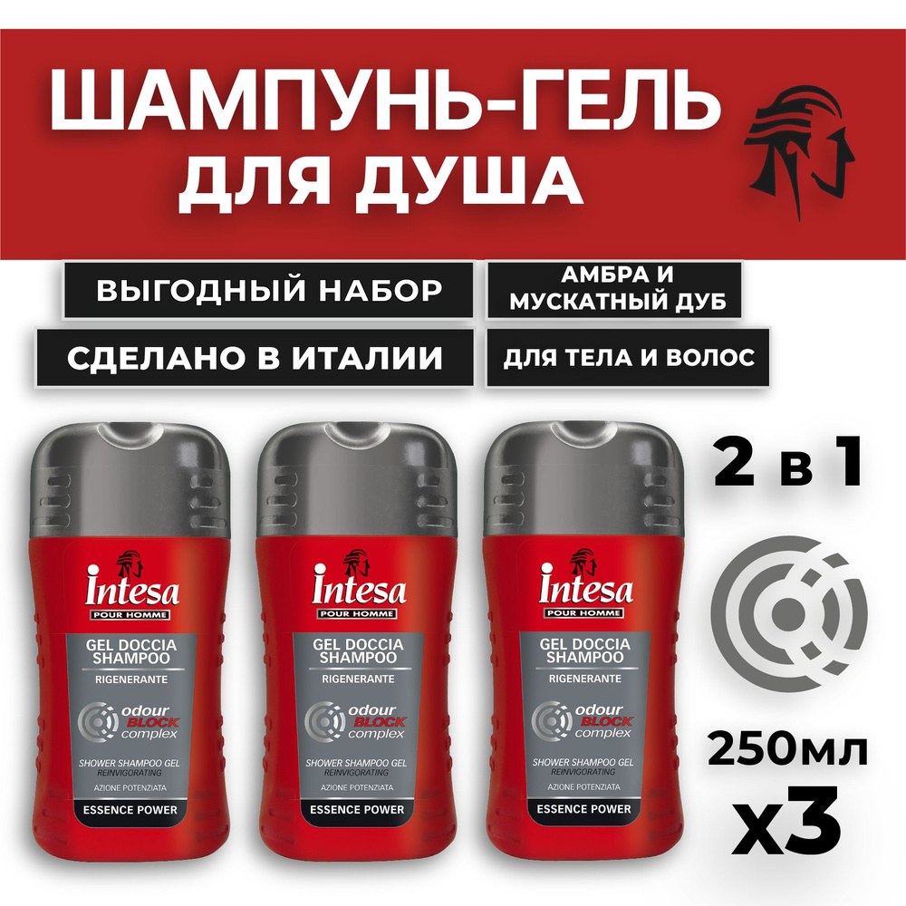 Intensa Шампунь-гель в ассор 250мл