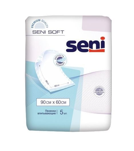 Seni Soft Premium пеленки 90см x 60см 5шт