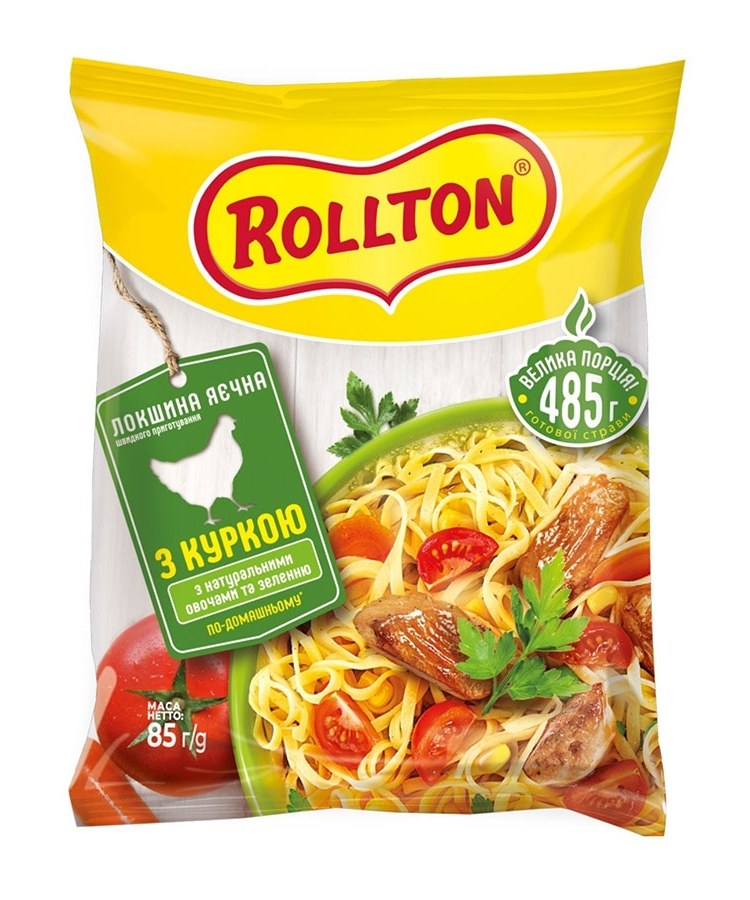Rollton Роллтон верм. быстр. приг. Куриная дом. 85 гр