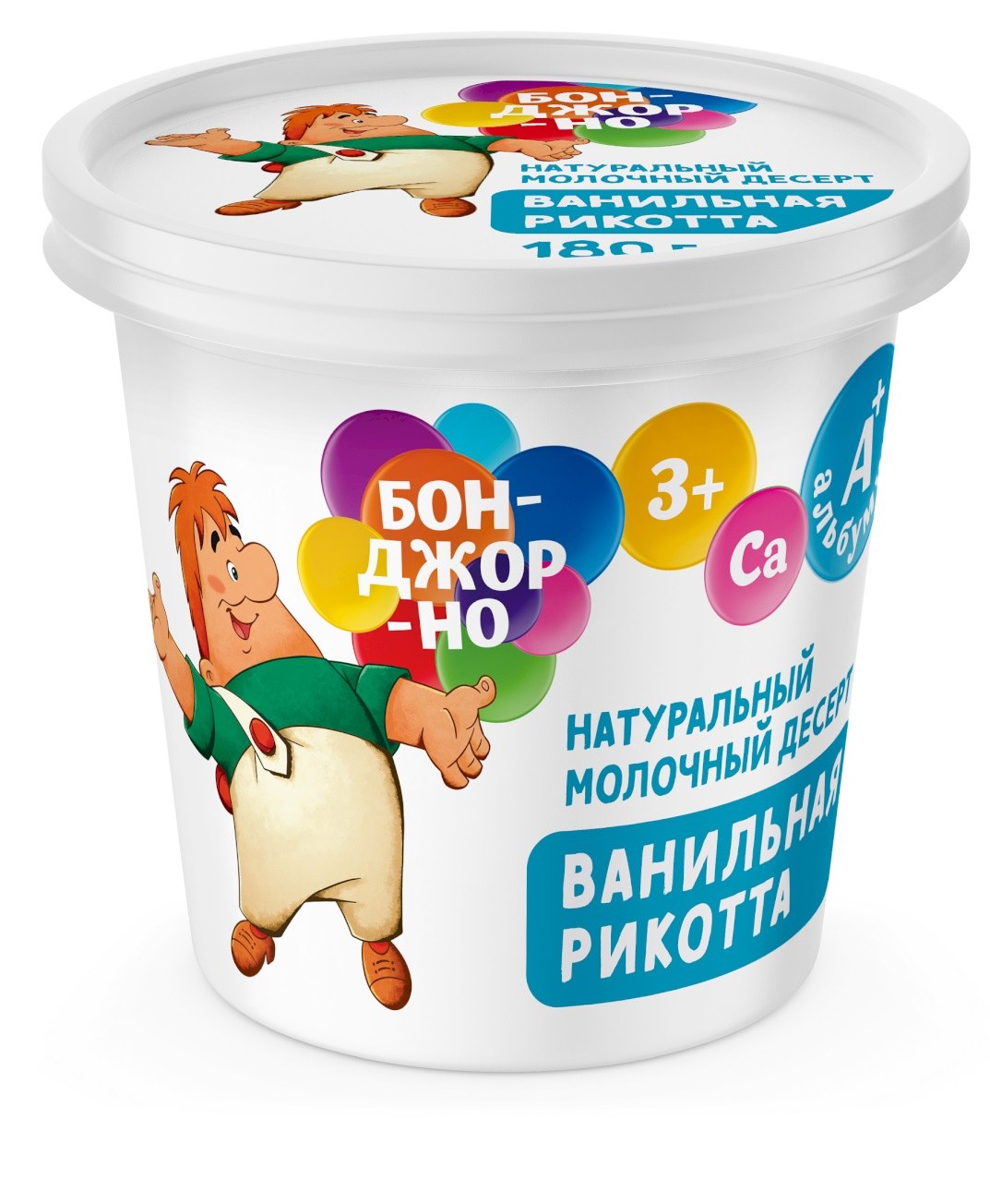 RZ Бонджорно сыр Рикотта в ассор. 180гр