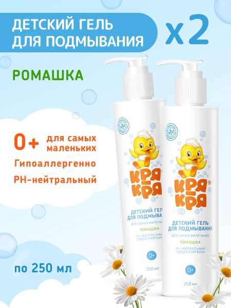 Кря-кря дет. гель для подмывания 250мл