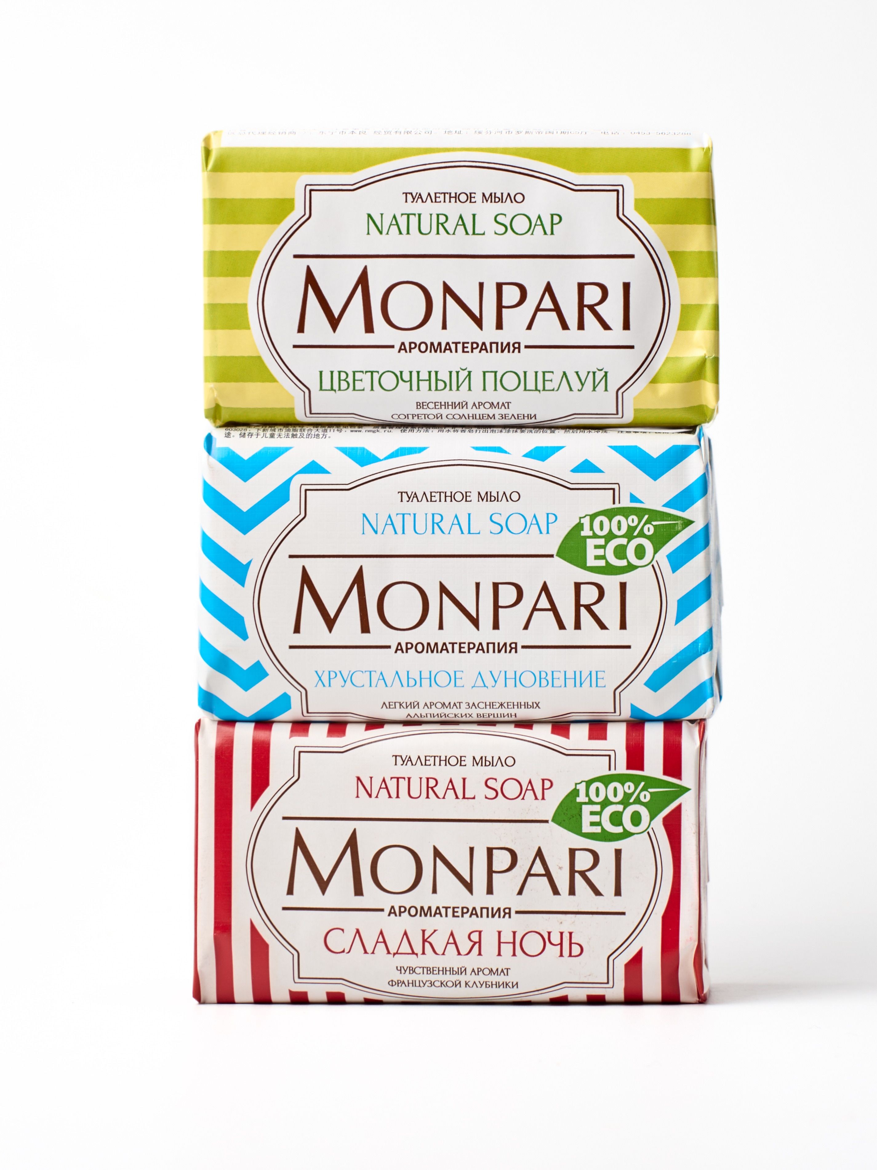 Monpari мыло в ассор. 180гр
