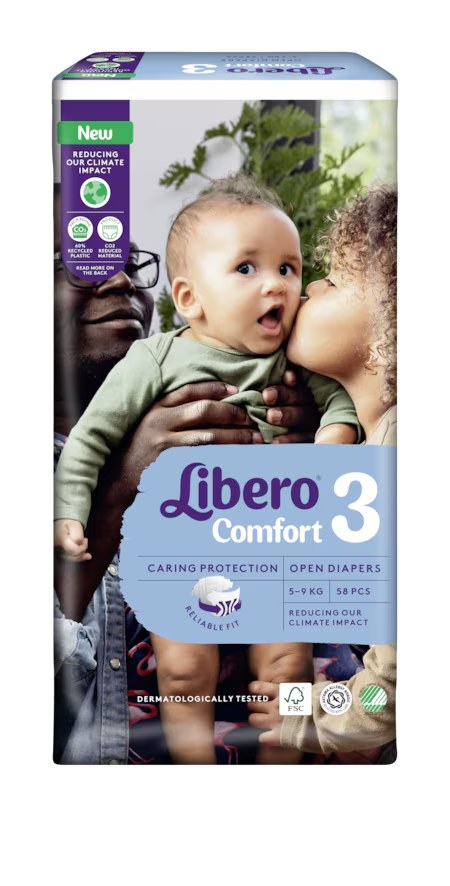 Подгузники Libero Comfort 3 (md) 30 шт