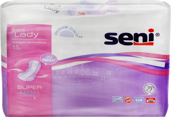 Seni Soft Super Урологич. Прокладки 15шт