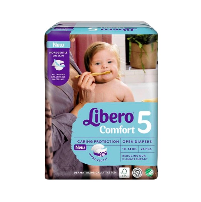 Подгузники Libero Comfort 5 (mx+) 24 шт