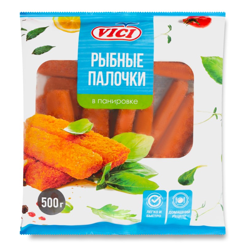 Vici Рыбные палочки в панировке 500гр