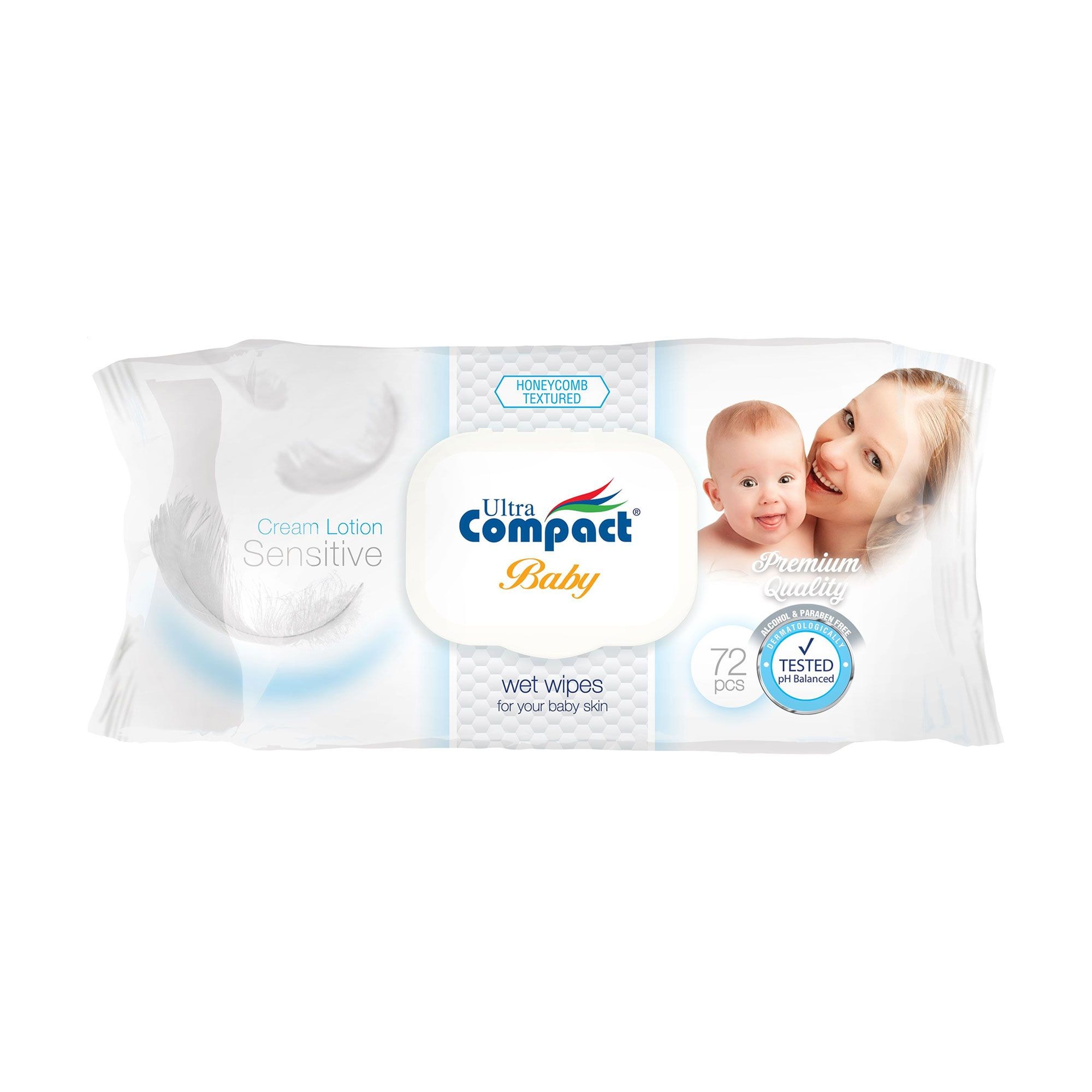 Ultra Compact Angels Sensitive влаж. салфетки 72шт