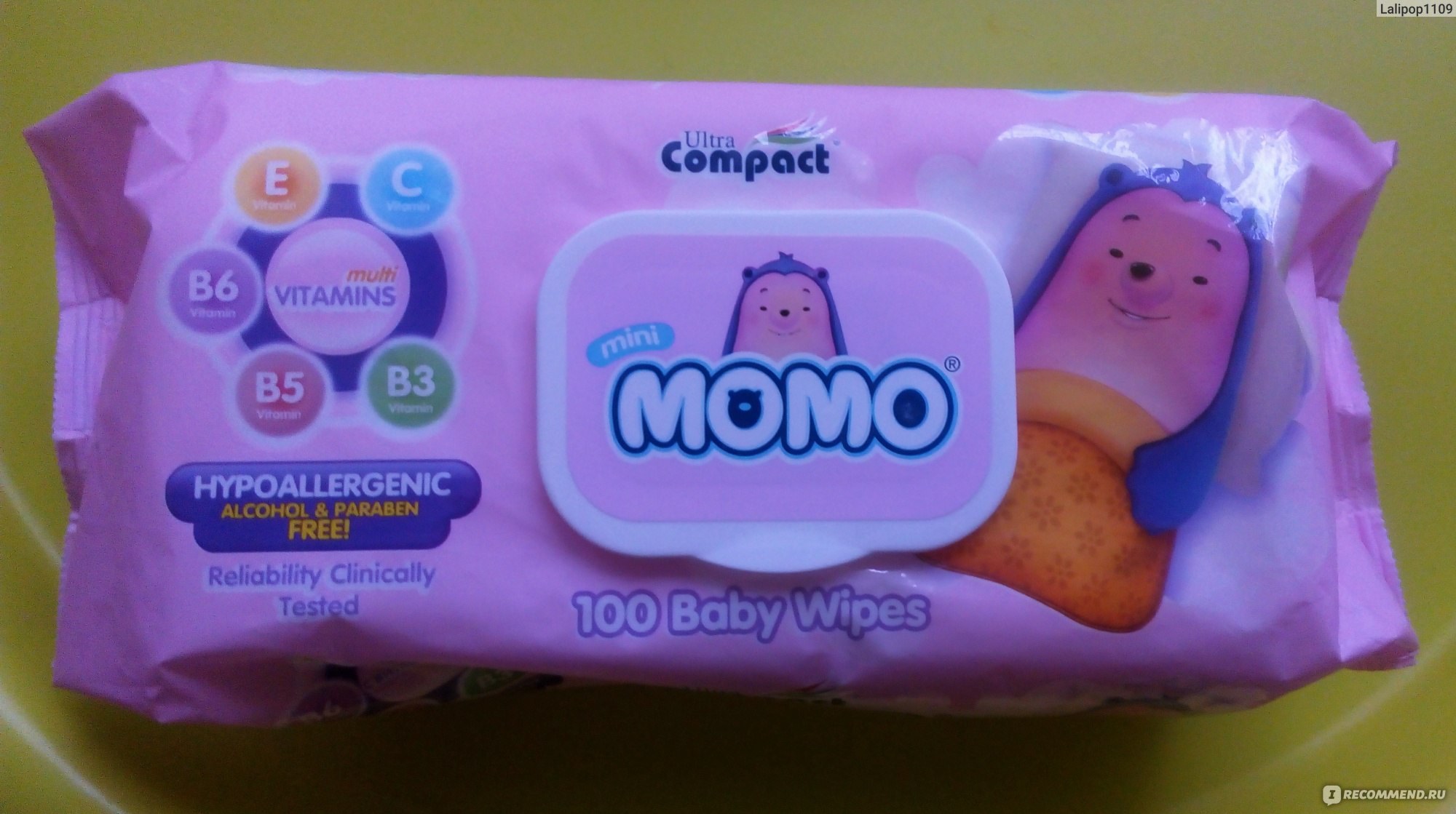 Ultra Compact MIni Momo вл. салфетки 120шт