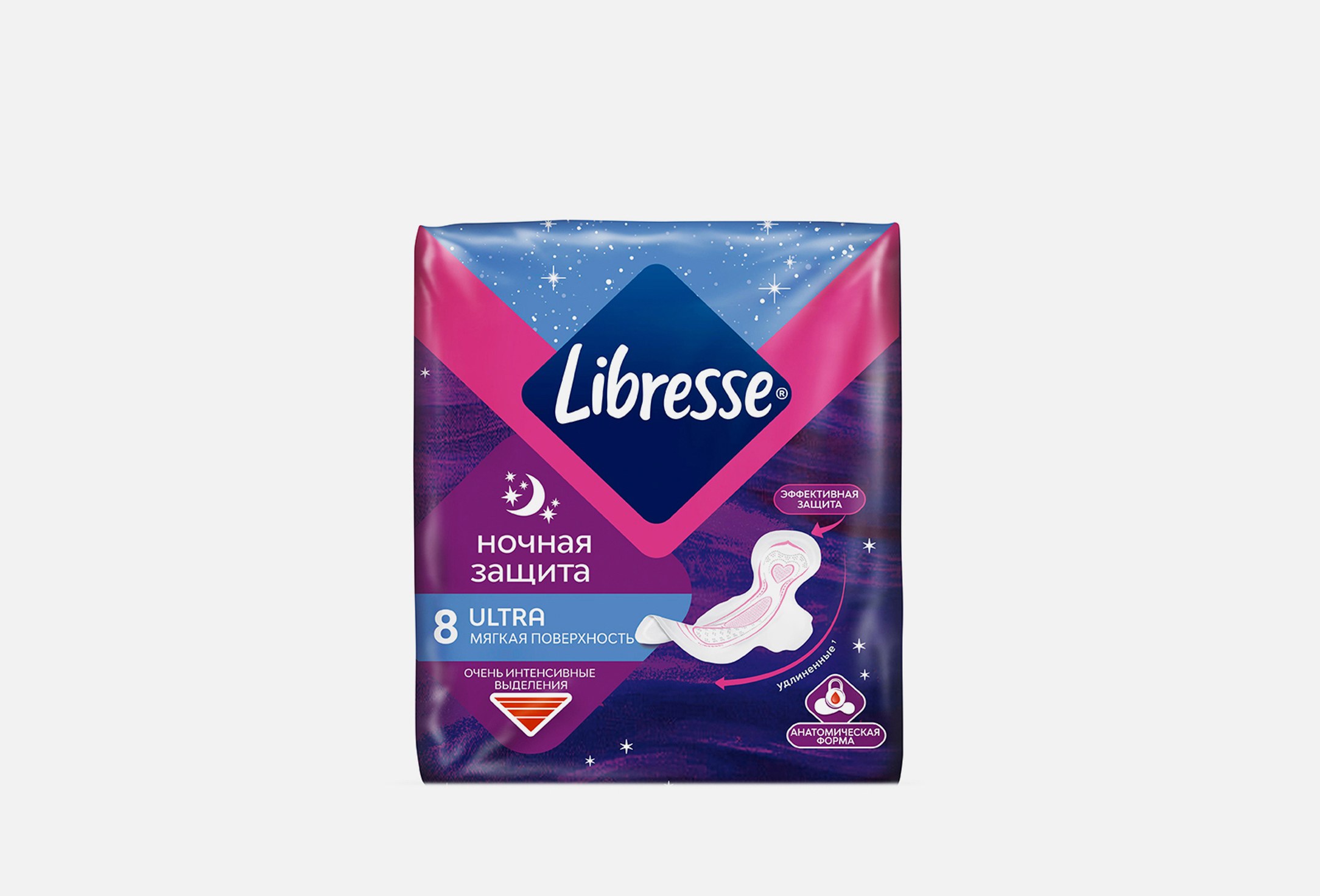 Прокладки LIbresse Ulta Night в ассор 8 шт 4511815