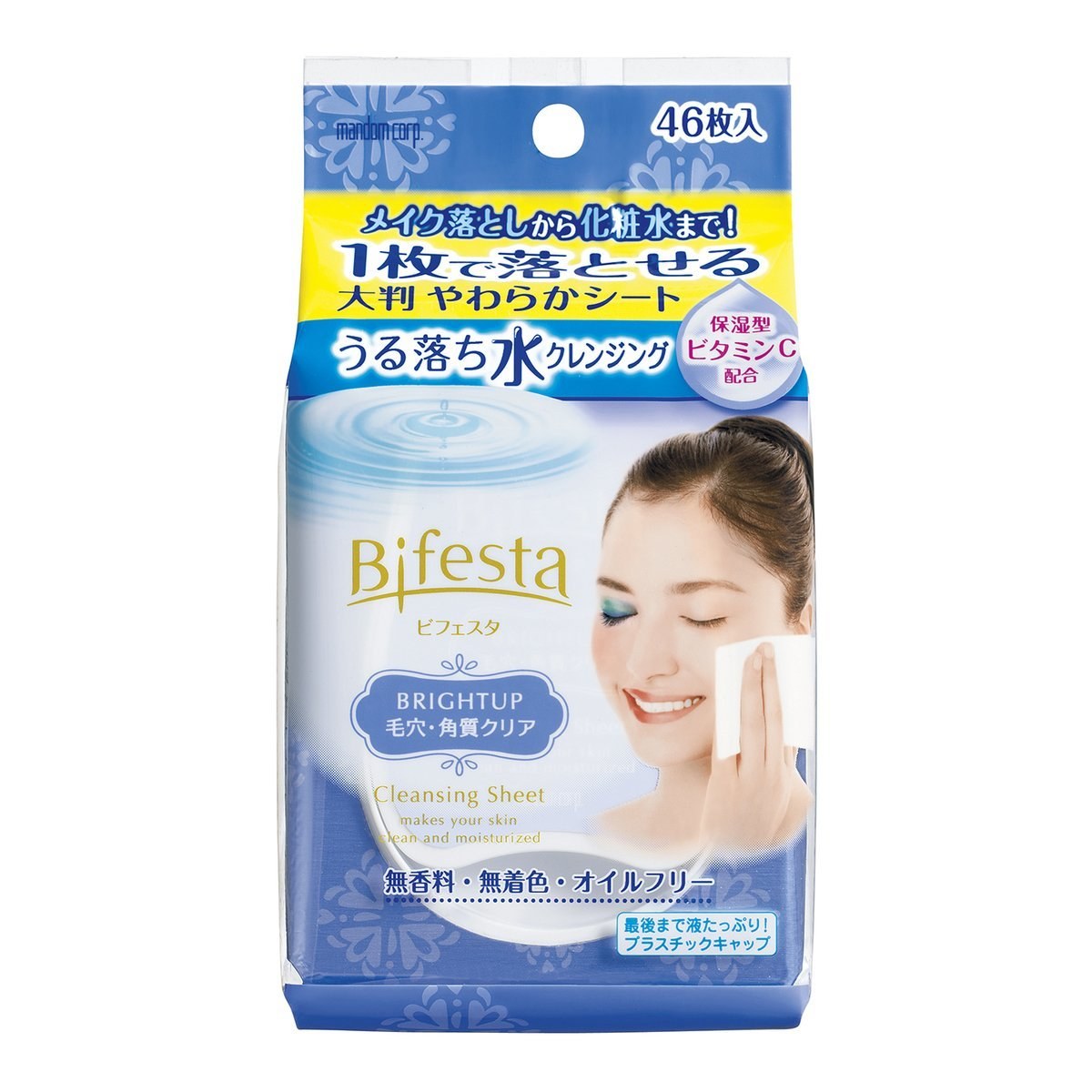 Biore Japan Bifesta Очищяющие салфетки для лица 50шт