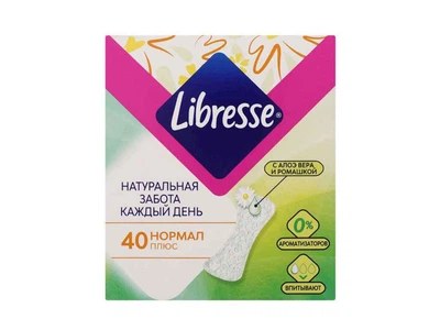 Прокладки LIbresse Dailies Natural care 40 шт