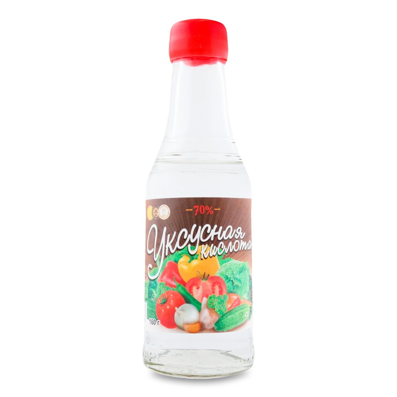 Приправька уксус 70% 160гр