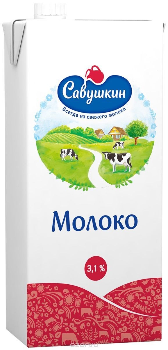 Совушкин Молоко 3,1% 1л