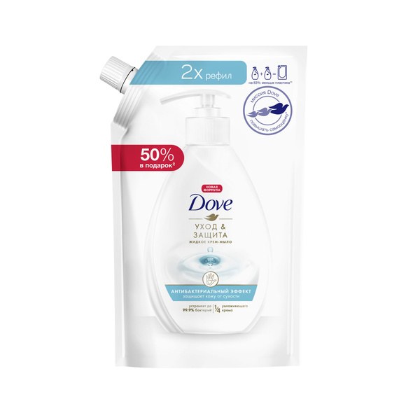 Dove жит. Крем-мыло Универсальная д/п 500мл