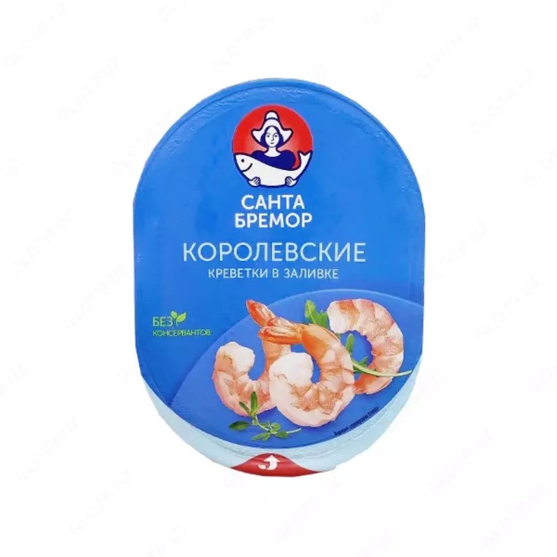 Санта Бремор Креветки в заливке 180гр