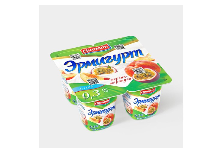 Эрмигурт йогурт 0.3% в ассор. 100 гр