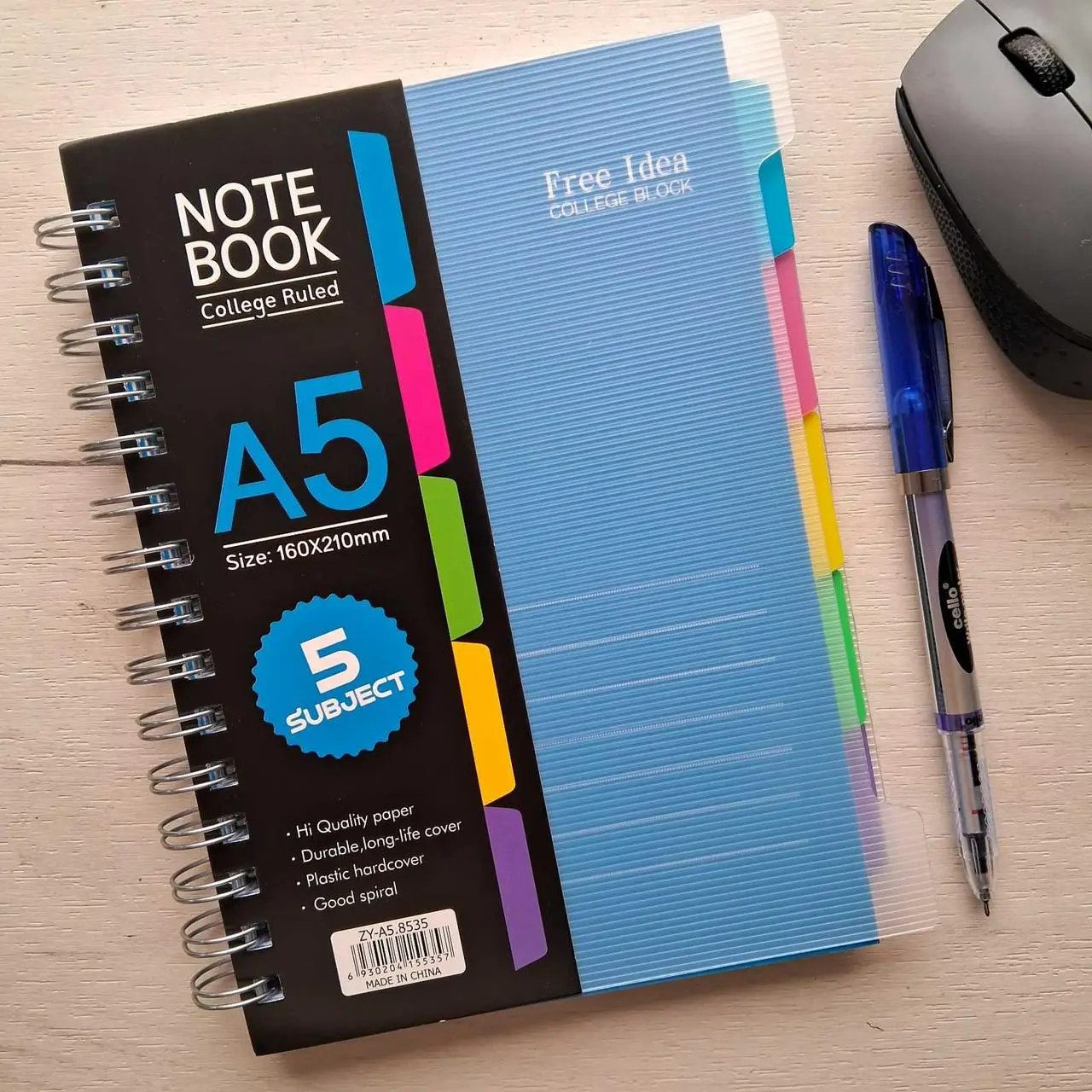 блокнот note book пружин А5