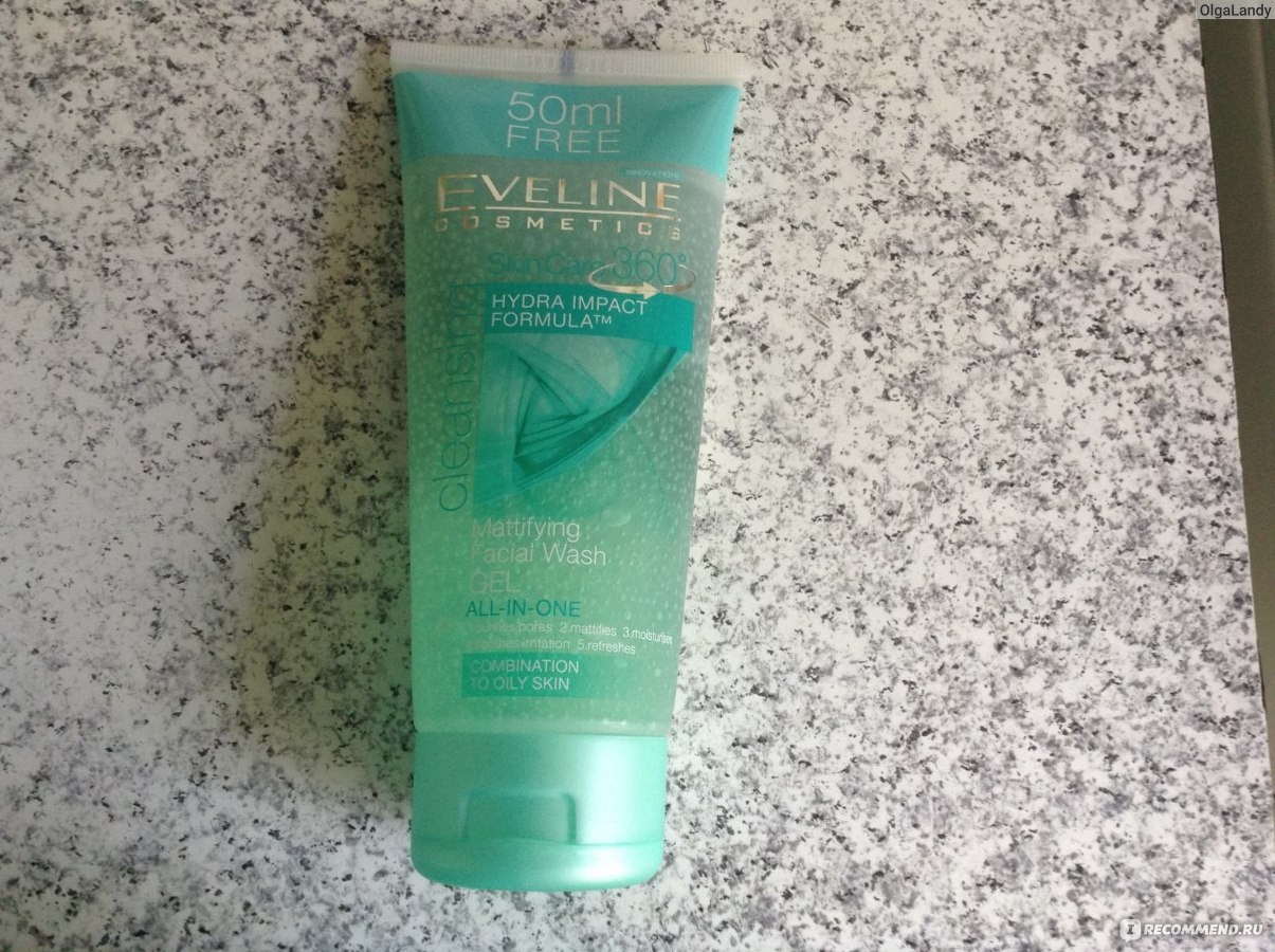 Eveline Wash Off Гель для умывания лица 200мл