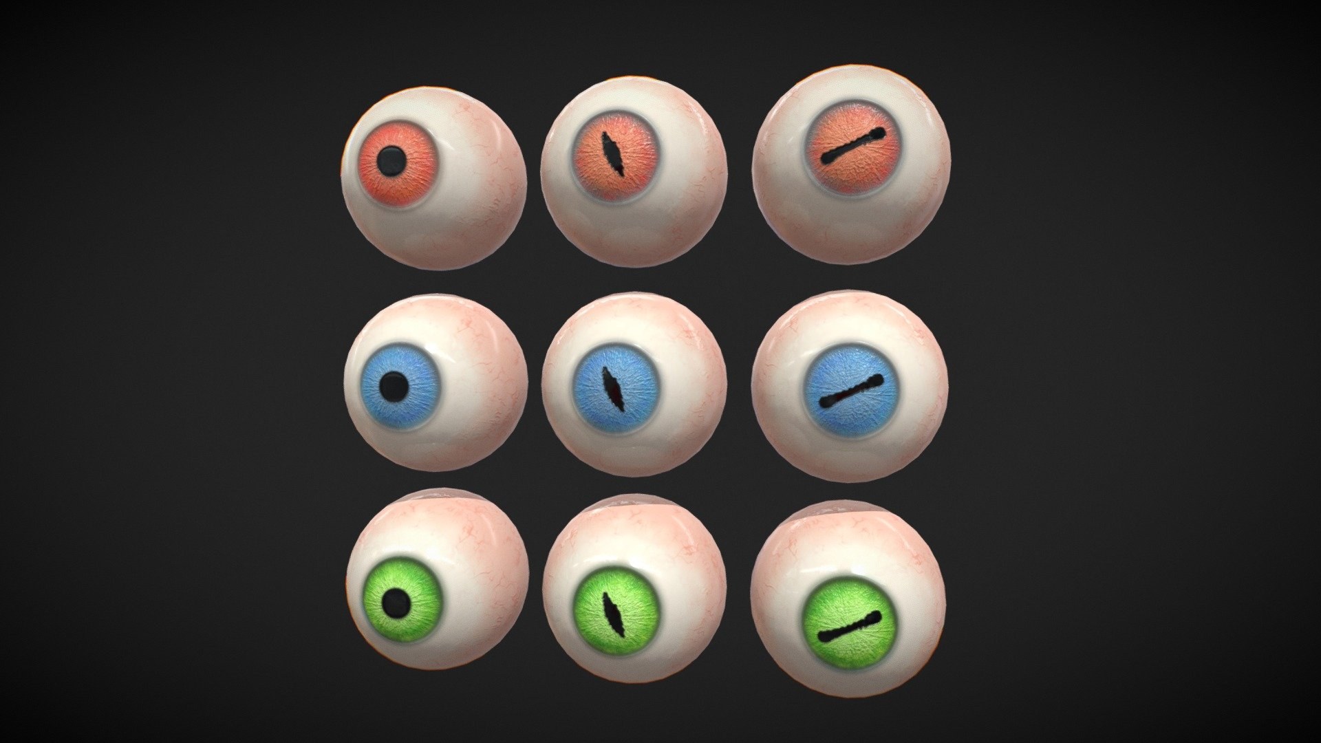 3D Eyeball 30шт