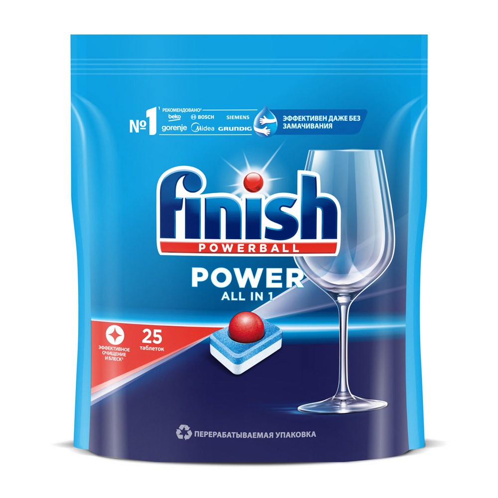 Finish Power Таблетки для посуды 25шт
