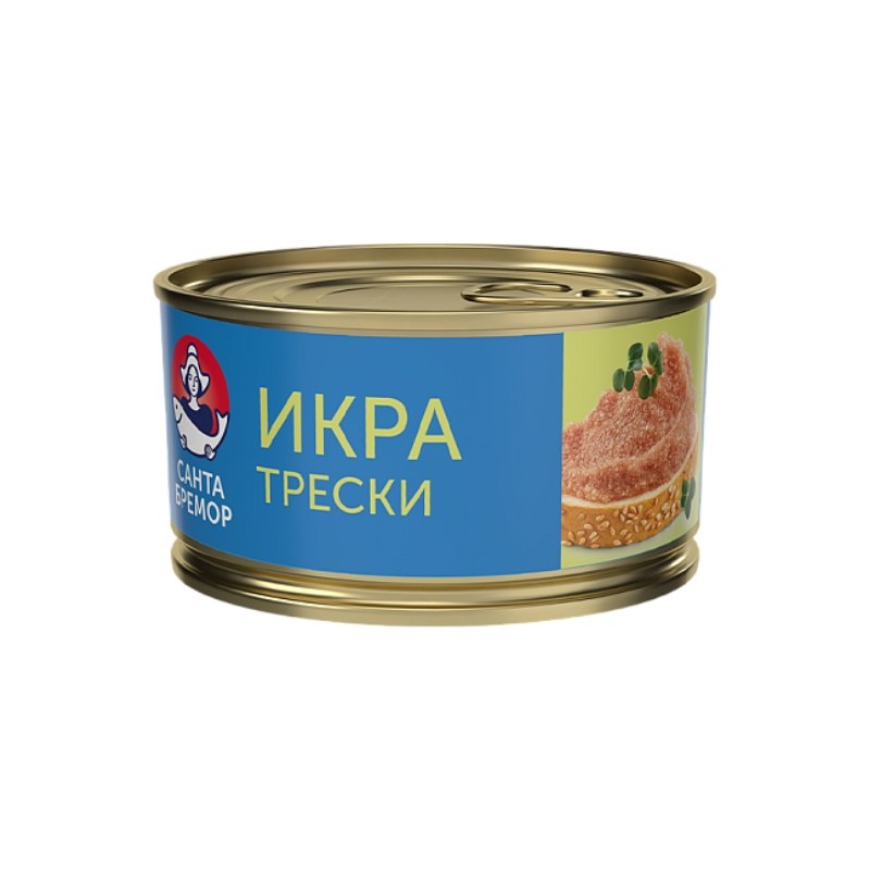 Санта Бремор Икра Трески 130гр